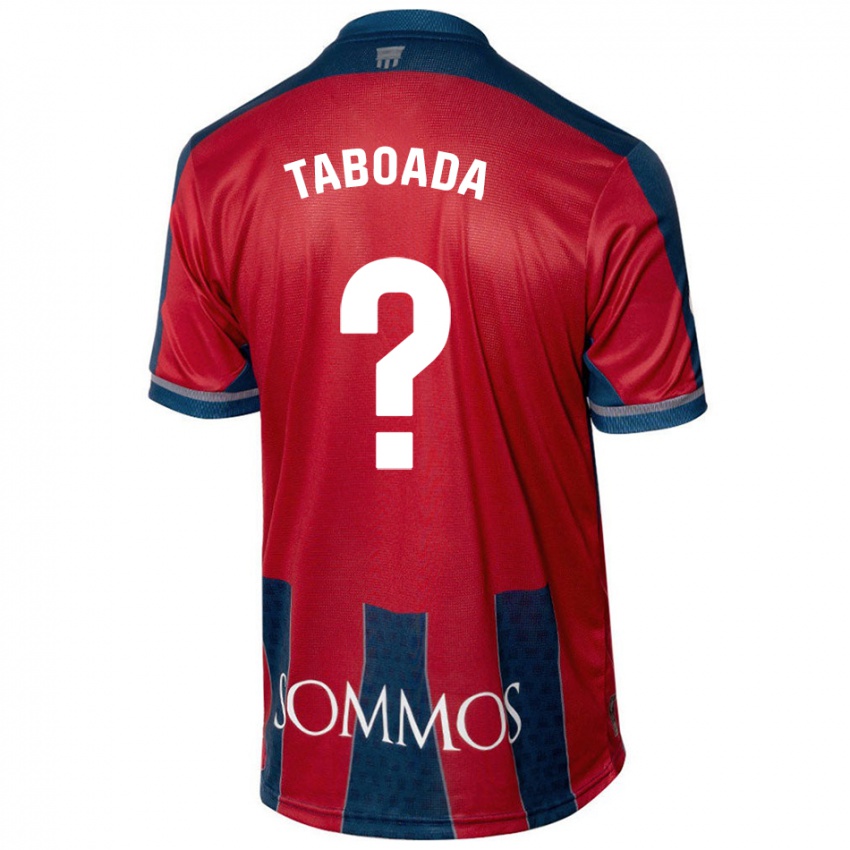 Kinder Héctor Taboada #0 Rot Blau Heimtrikot Trikot 2024/25 T-Shirt