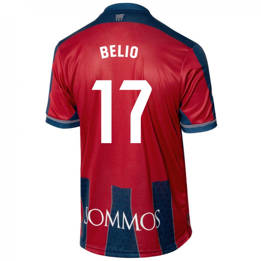 Kinder Marta Belio #17 Rot Blau Heimtrikot Trikot 2024/25 T-Shirt