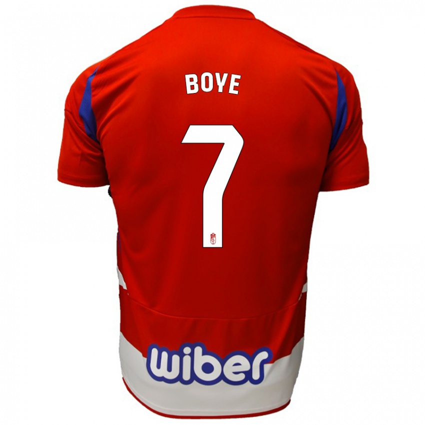 Kinder Lucas Boyé #7 Rot Weiß Blau Heimtrikot Trikot 2024/25 T-Shirt