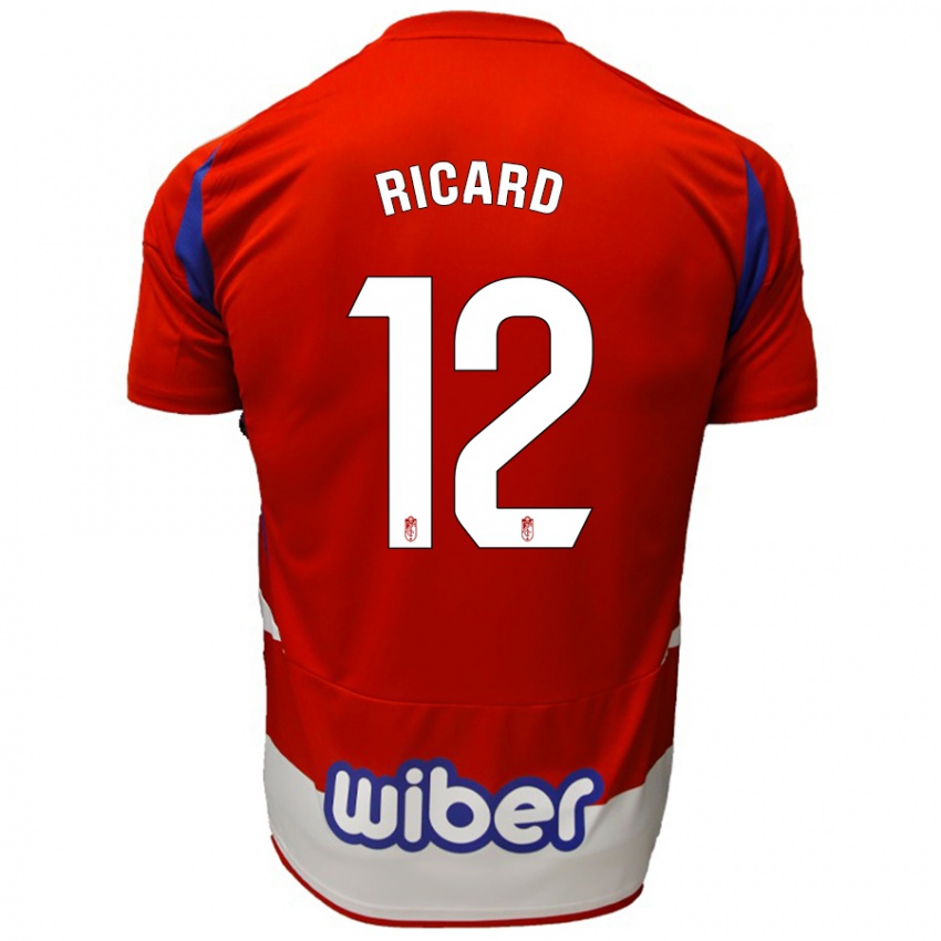 Kinder Ricard Sanchez #12 Rot Weiß Blau Heimtrikot Trikot 2024/25 T-Shirt