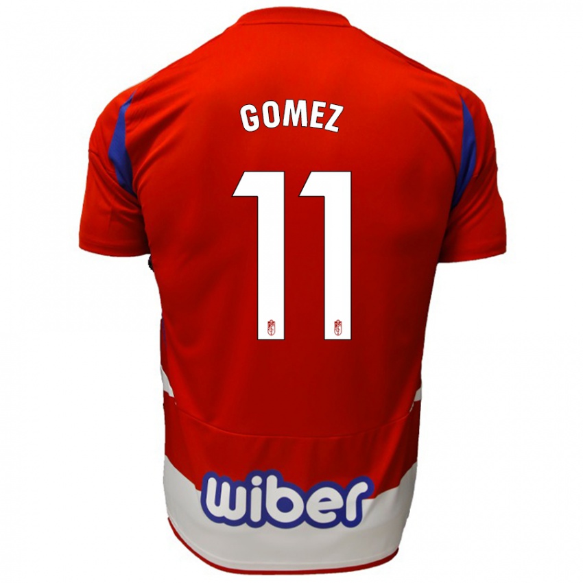 Kinder Andrea Gómez #11 Rot Weiß Blau Heimtrikot Trikot 2024/25 T-Shirt