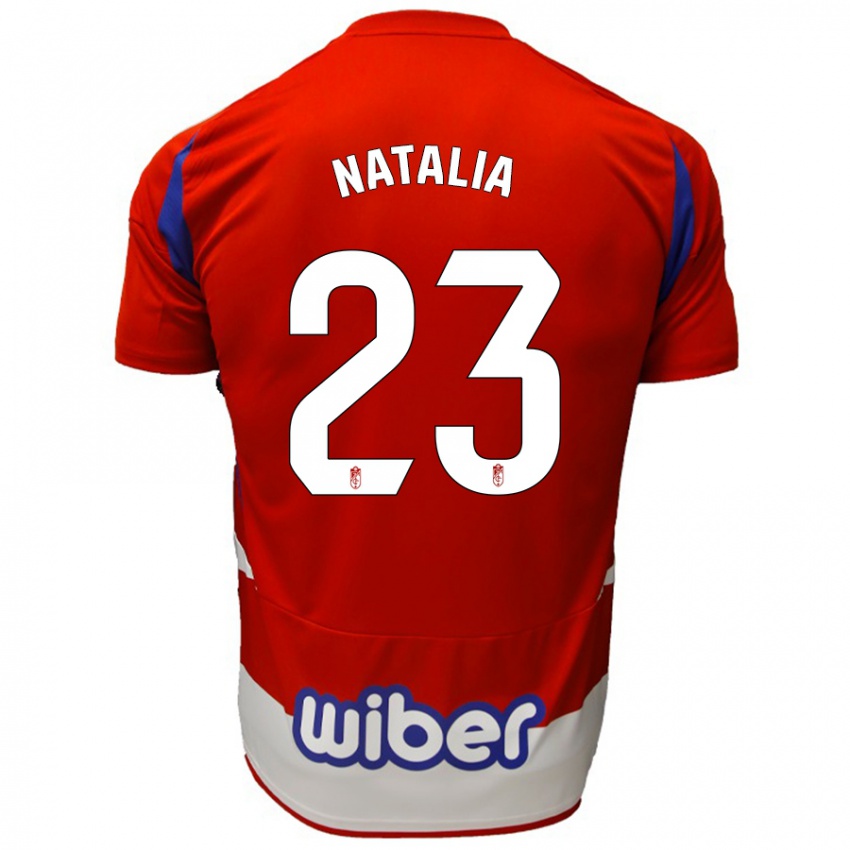 Kinder Natalia #23 Rot Weiß Blau Heimtrikot Trikot 2024/25 T-Shirt