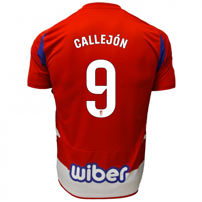 Kinder José Callejón #9 Rot Weiß Blau Heimtrikot Trikot 2024/25 T-Shirt