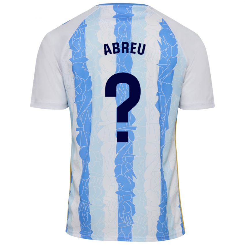 Kinder Marco Abreu #0 Weiß Blau Heimtrikot Trikot 2024/25 T-Shirt