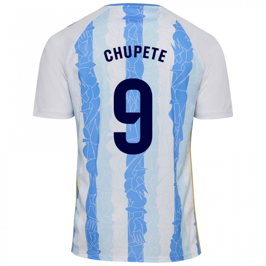 Kinder Chupete #9 Weiß Blau Heimtrikot Trikot 2024/25 T-Shirt