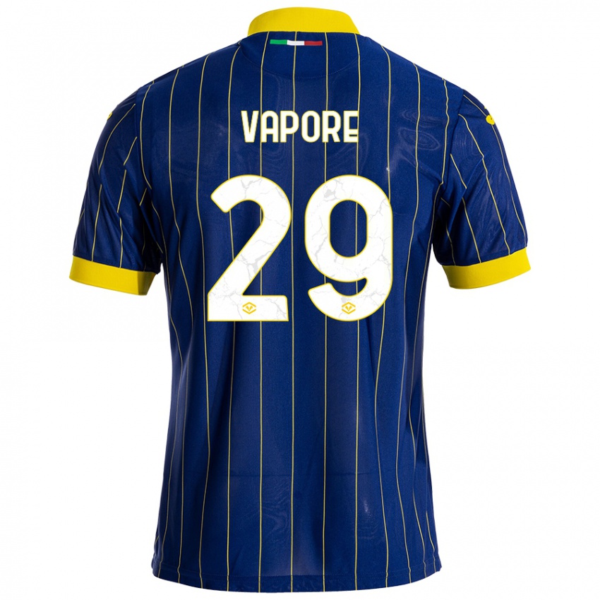 Kinder Angelo Vapore #29 Blau Gelb Heimtrikot Trikot 2024/25 T-Shirt