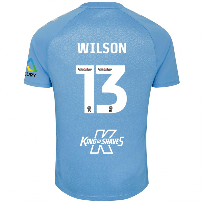 Kinder Ben Wilson #13 Blau Weiß Heimtrikot Trikot 2024/25 T-Shirt