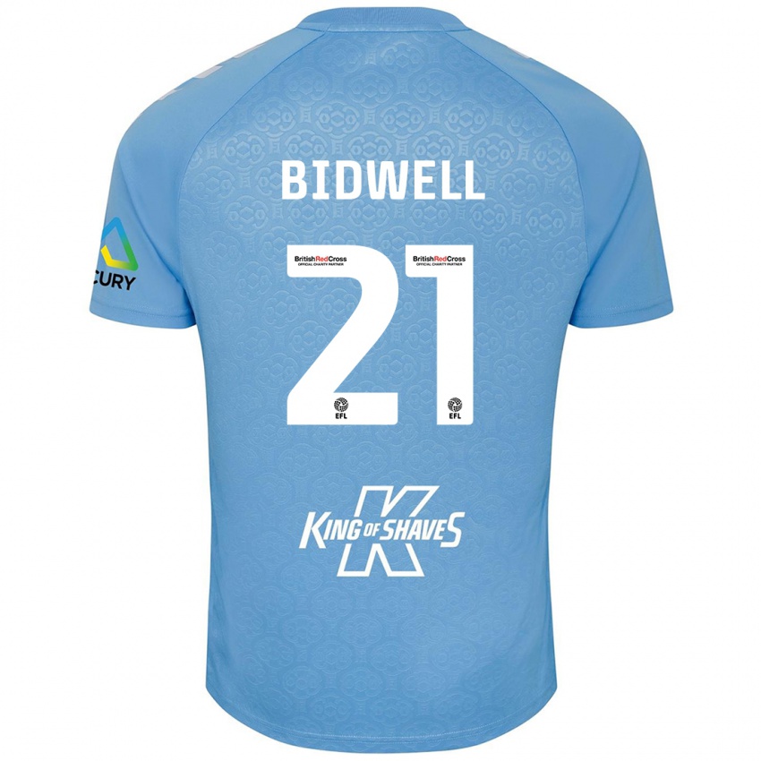 Kinder Jake Bidwell #21 Blau Weiß Heimtrikot Trikot 2024/25 T-Shirt