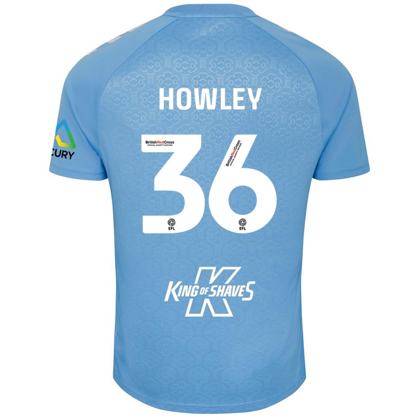 Kinder Ryan Howley #36 Blau Weiß Heimtrikot Trikot 2024/25 T-Shirt