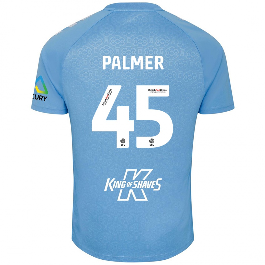 Kinder Kasey Palmer #45 Blau Weiß Heimtrikot Trikot 2024/25 T-Shirt