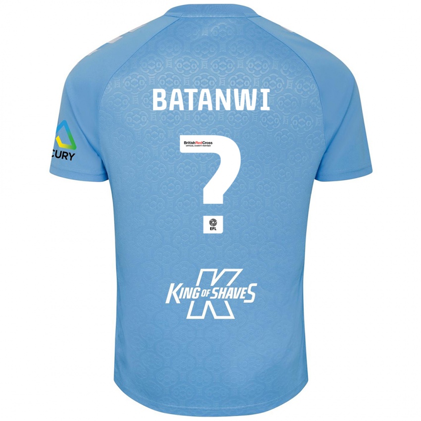 Kinder Tristen Batanwi #0 Blau Weiß Heimtrikot Trikot 2024/25 T-Shirt