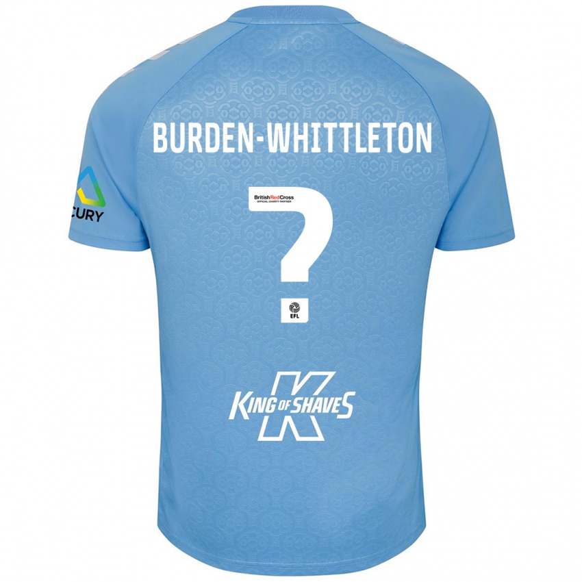 Kinder Charlie Burden-Whittleton #0 Blau Weiß Heimtrikot Trikot 2024/25 T-Shirt