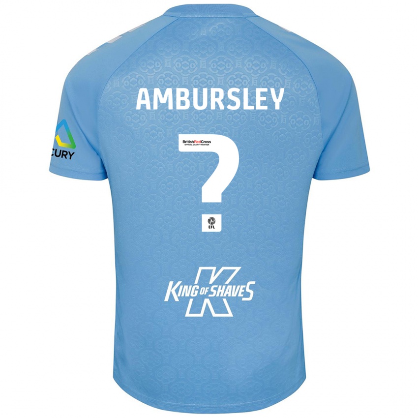 Kinder Conrad Ambursley #0 Blau Weiß Heimtrikot Trikot 2024/25 T-Shirt