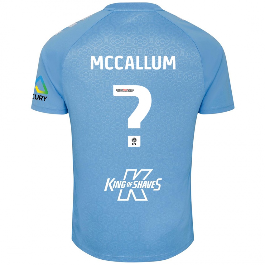 Kinder Joseph Mccallum #0 Blau Weiß Heimtrikot Trikot 2024/25 T-Shirt