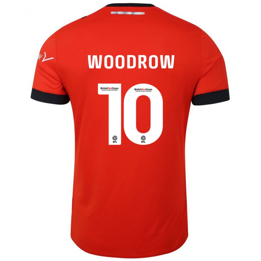 Kinder Cauley Woodrow #10 Orange Schwarz Heimtrikot Trikot 2024/25 T-Shirt