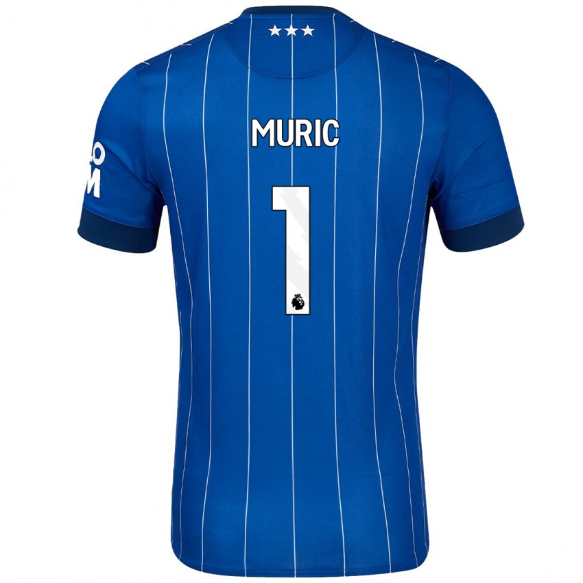 Kinder Arijanet Muric #1 Marineblau Heimtrikot Trikot 2024/25 T-Shirt