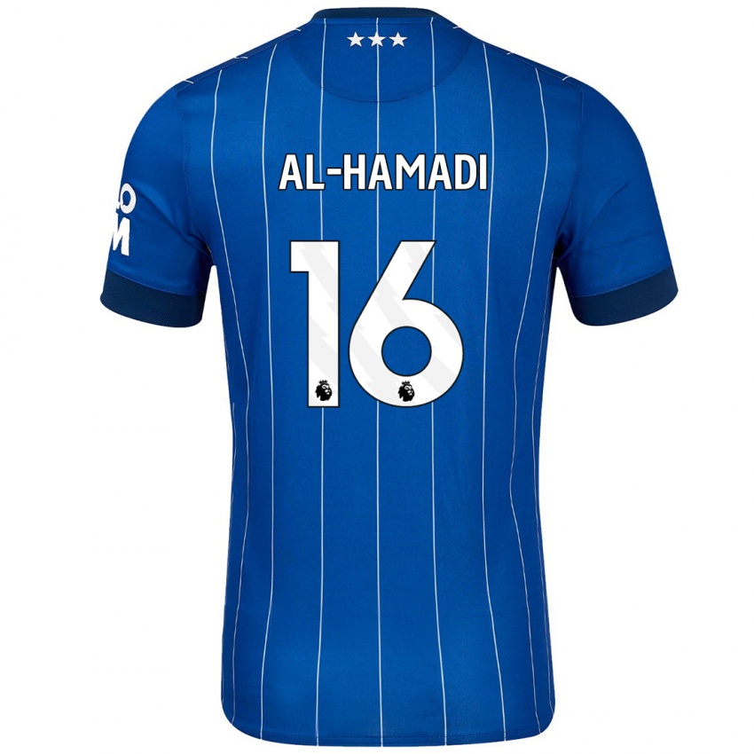 Kinder Ali Al-Hamadi #16 Marineblau Heimtrikot Trikot 2024/25 T-Shirt