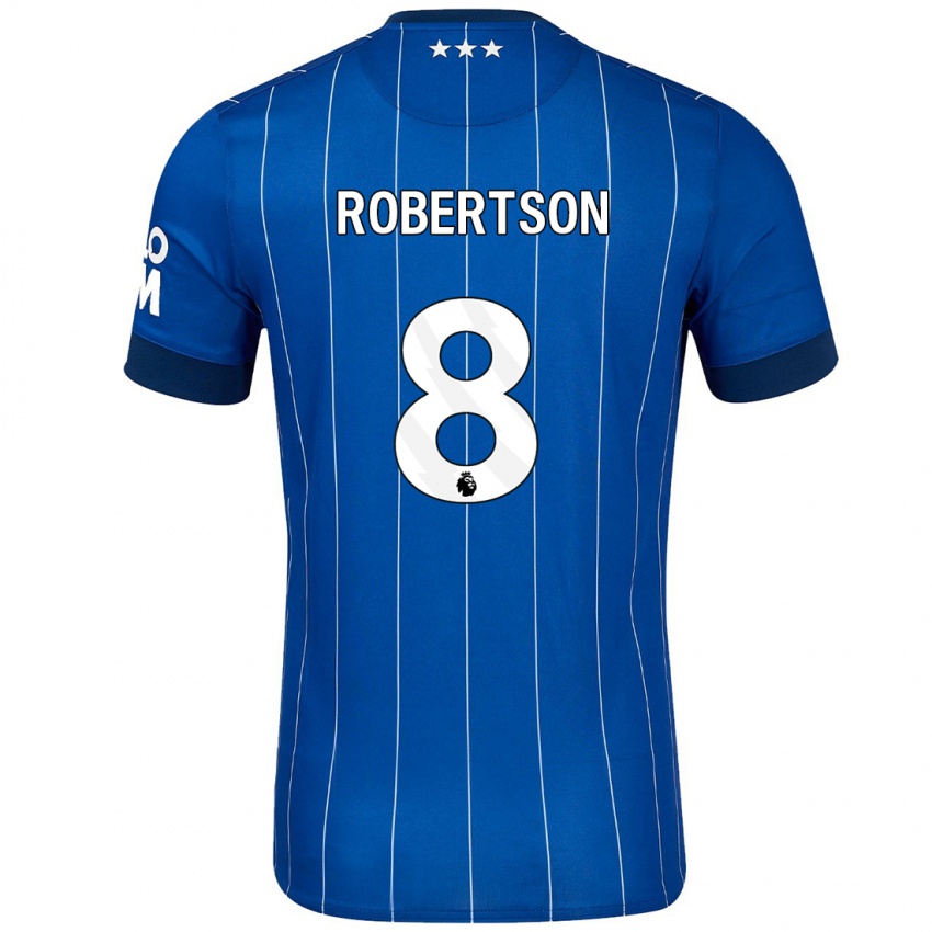 Kinder Kyra Robertson #8 Marineblau Heimtrikot Trikot 2024/25 T-Shirt