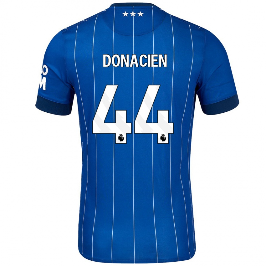 Kinder Janoi Donacien #44 Marineblau Heimtrikot Trikot 2024/25 T-Shirt