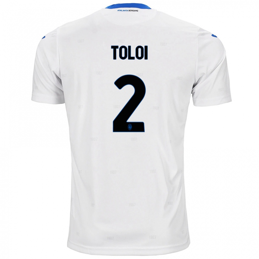 Kinder Rafael Tolói #2 Weiß Auswärtstrikot Trikot 2024/25 T-Shirt