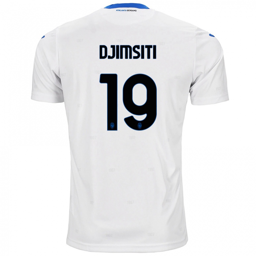 Kinder Berat Djimsiti #19 Weiß Auswärtstrikot Trikot 2024/25 T-Shirt