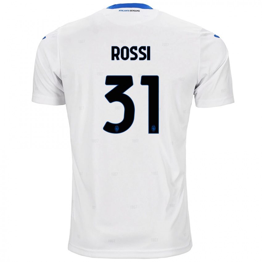 Kinder Francesco Rossi #31 Weiß Auswärtstrikot Trikot 2024/25 T-Shirt