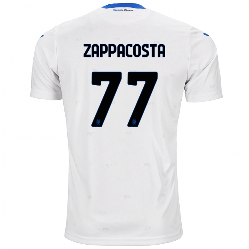 Kinder Davide Zappacosta #77 Weiß Auswärtstrikot Trikot 2024/25 T-Shirt