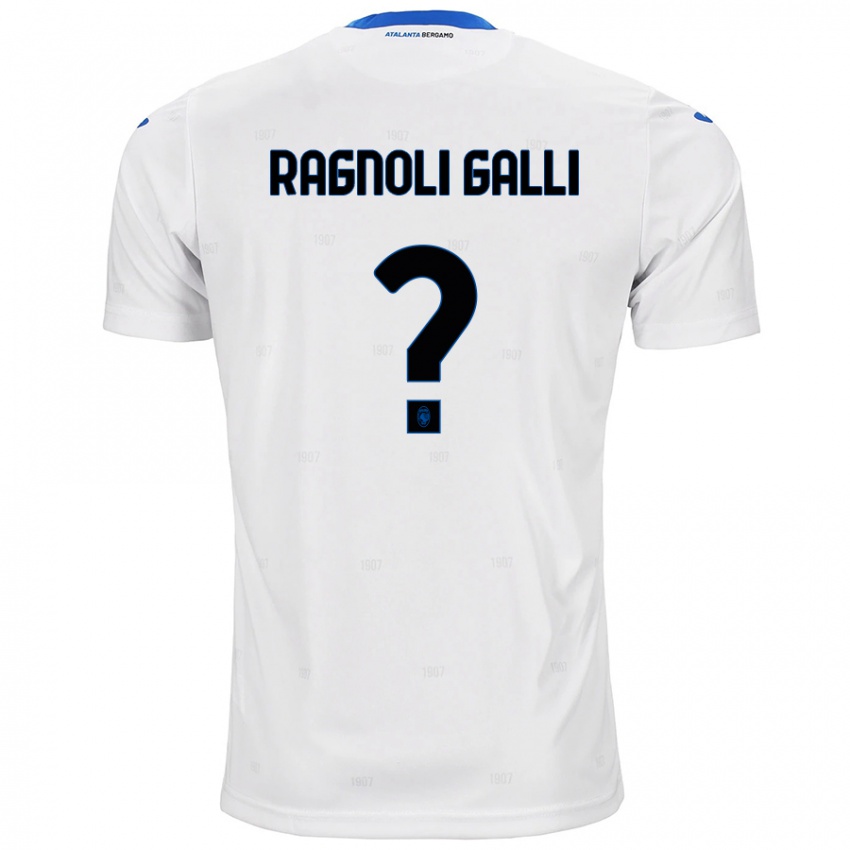 Kinder Federico Ragnoli Galli #0 Weiß Auswärtstrikot Trikot 2024/25 T-Shirt