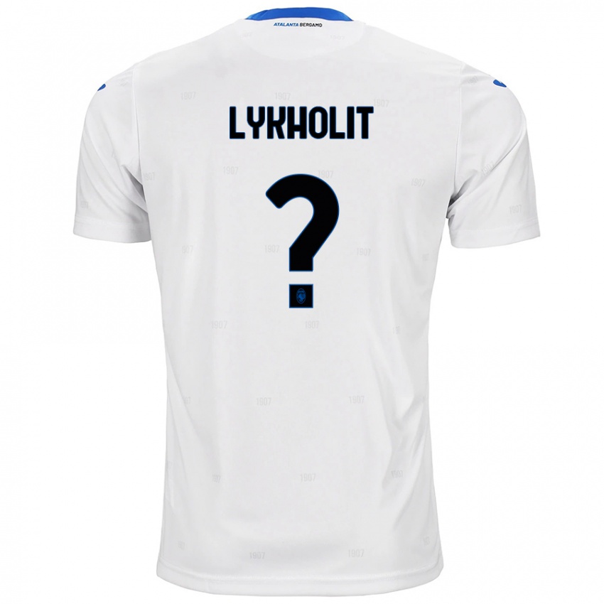 Kinder Ivan Lykholit #0 Weiß Auswärtstrikot Trikot 2024/25 T-Shirt