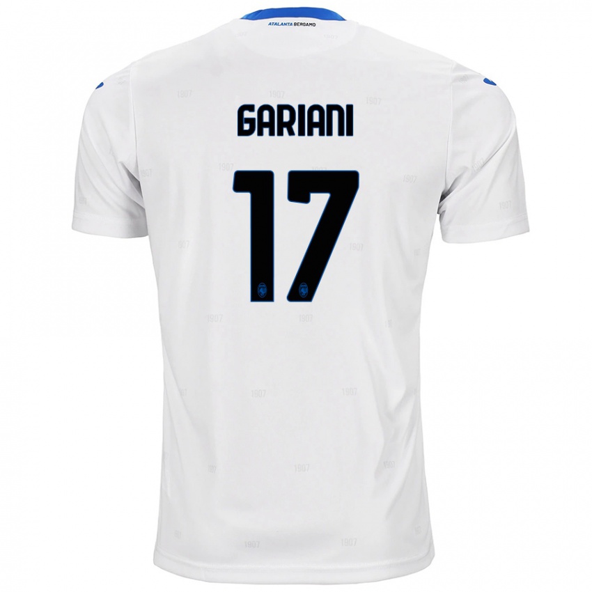 Kinder Niccolò Gariani #17 Weiß Auswärtstrikot Trikot 2024/25 T-Shirt