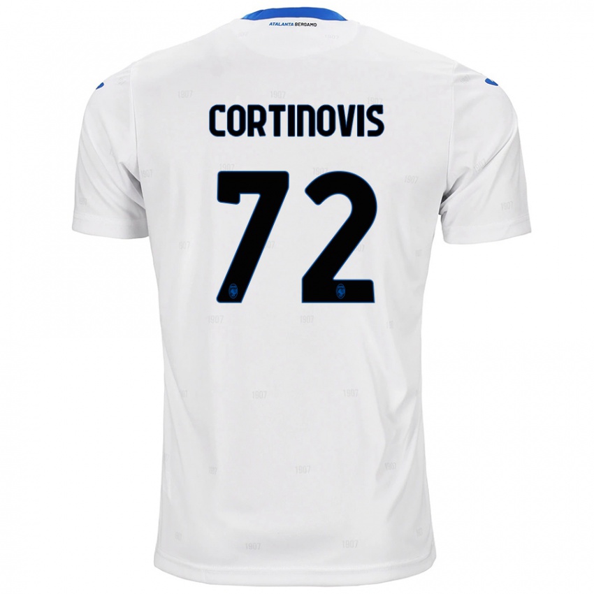 Kinder Alessandro Cortinovis #72 Weiß Auswärtstrikot Trikot 2024/25 T-Shirt