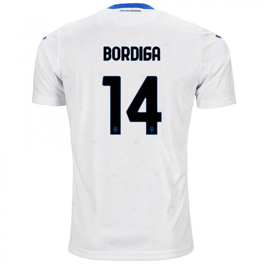 Kinder Michele Bordiga #14 Weiß Auswärtstrikot Trikot 2024/25 T-Shirt