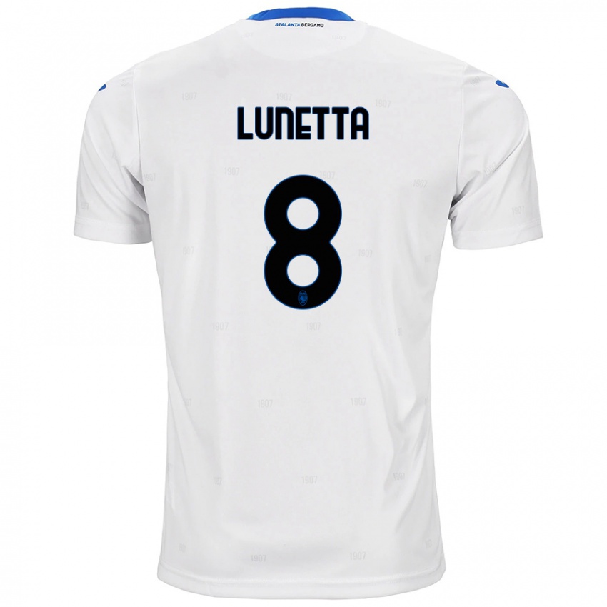 Kinder Gabriel Lunetta #8 Weiß Auswärtstrikot Trikot 2024/25 T-Shirt