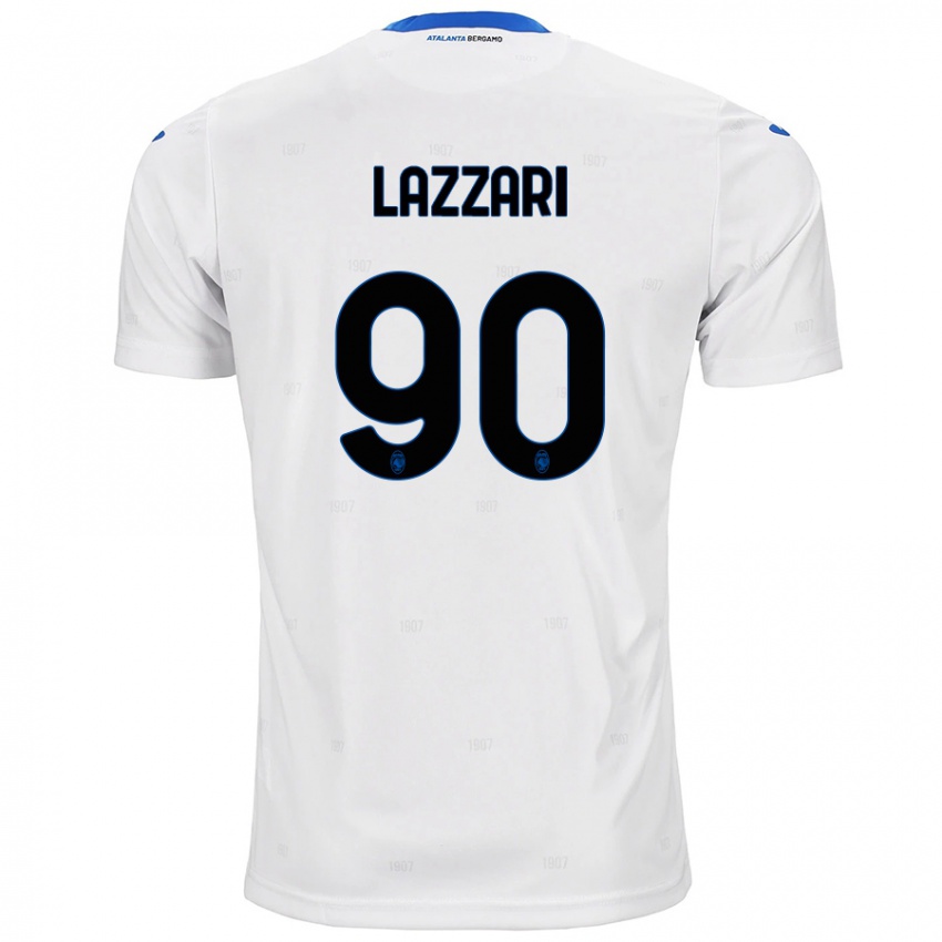 Kinder Ilaria Lazzari #90 Weiß Auswärtstrikot Trikot 2024/25 T-Shirt