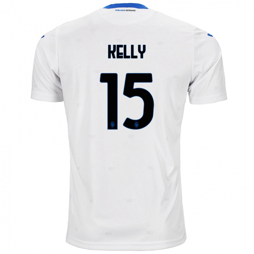 Kinder Maegan Kelly #15 Weiß Auswärtstrikot Trikot 2024/25 T-Shirt