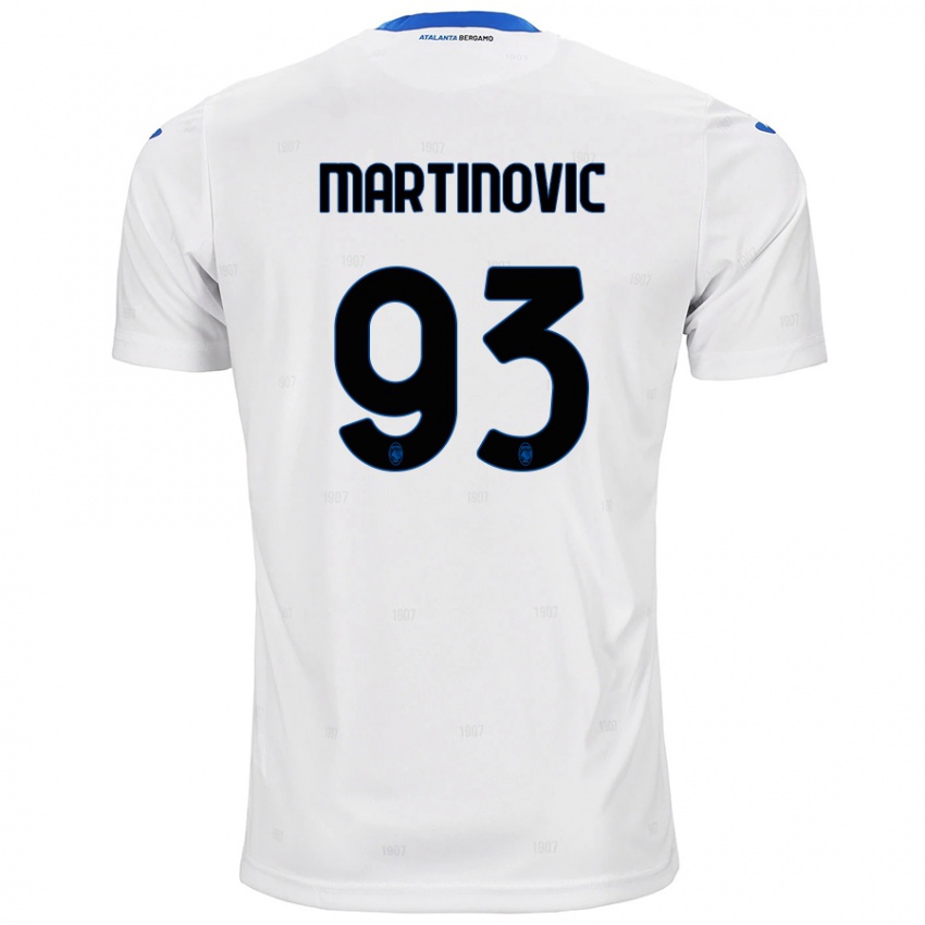 Kinder Melania Martinovic #93 Weiß Auswärtstrikot Trikot 2024/25 T-Shirt