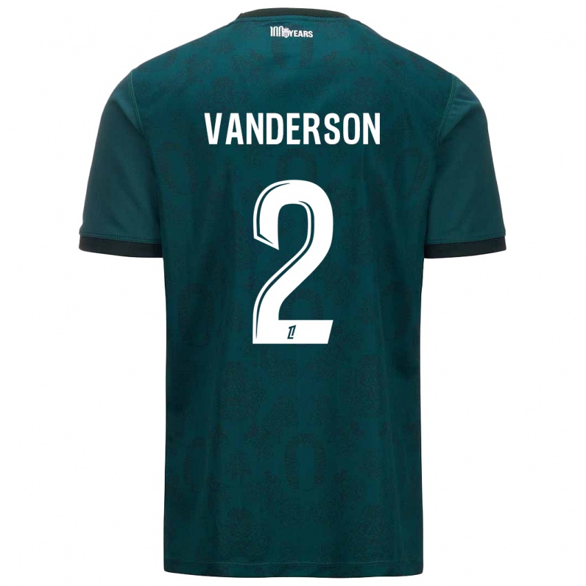 Kinder Vanderson #2 Dunkelgrün Auswärtstrikot Trikot 2024/25 T-Shirt