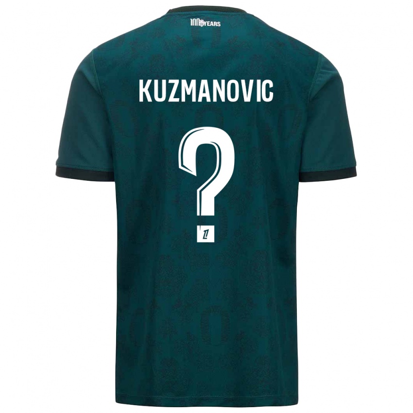 Kinder Dejan Kuzmanovic #0 Dunkelgrün Auswärtstrikot Trikot 2024/25 T-Shirt