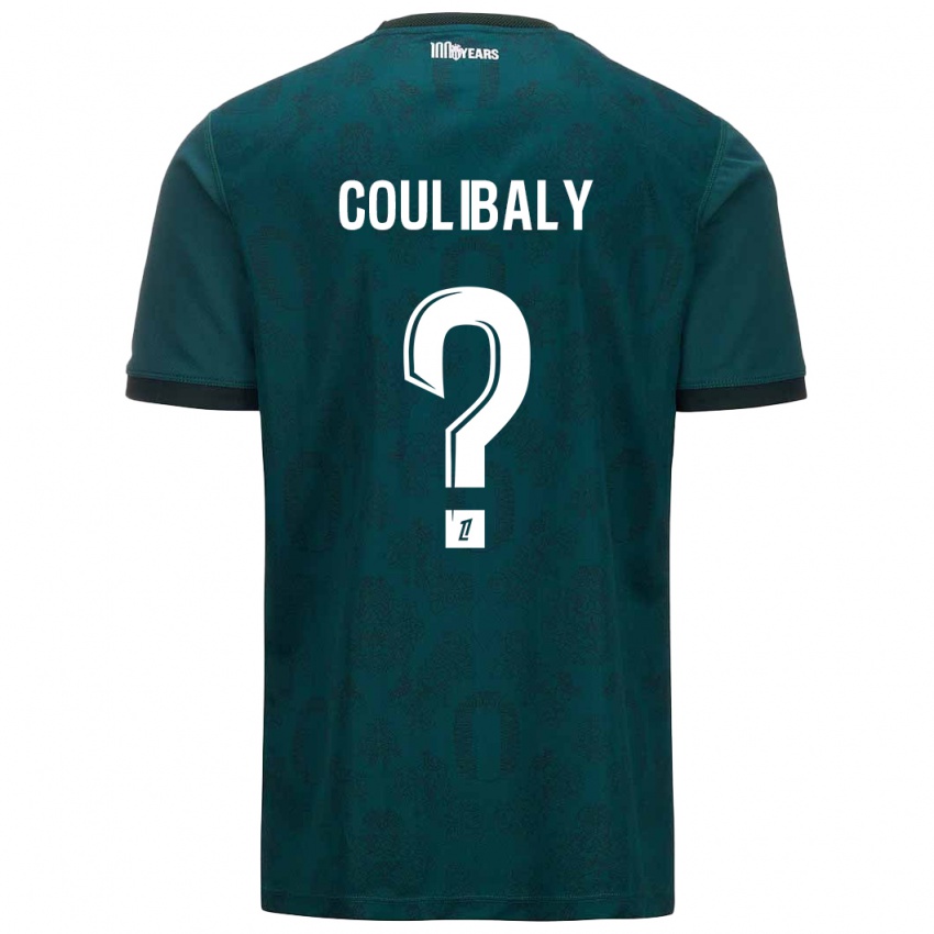 Kinder Mamadou Coulibaly #0 Dunkelgrün Auswärtstrikot Trikot 2024/25 T-Shirt