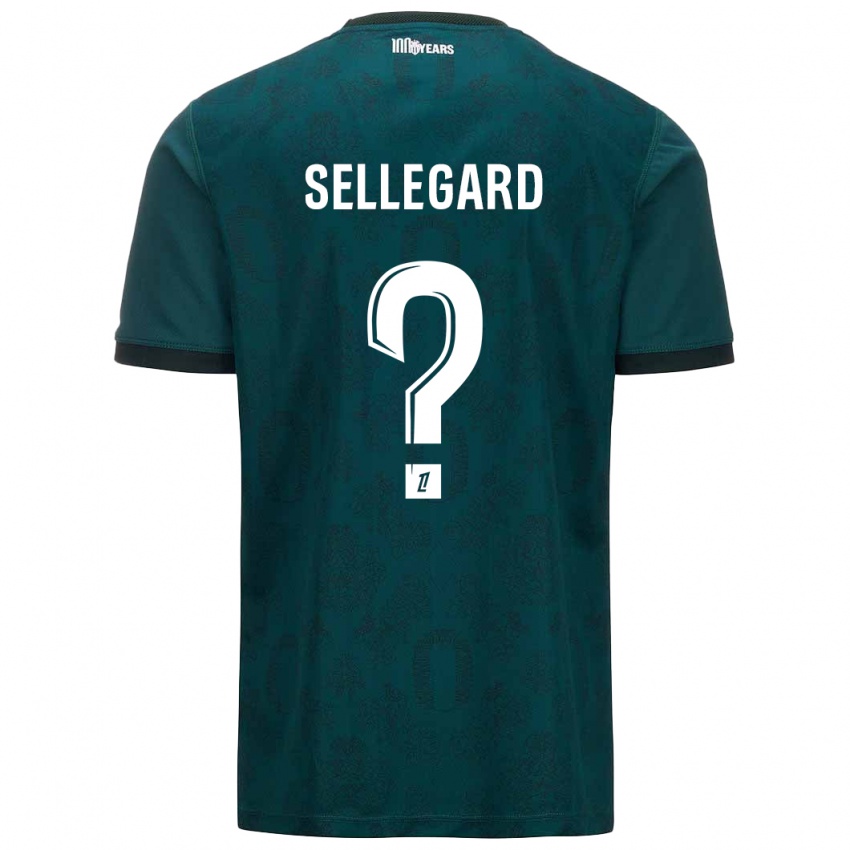 Kinder Alexander Sellegard #0 Dunkelgrün Auswärtstrikot Trikot 2024/25 T-Shirt