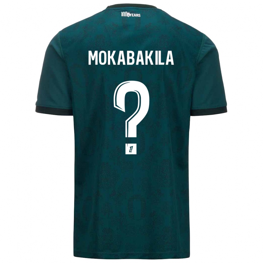 Kinder Nick Mokabakila #0 Dunkelgrün Auswärtstrikot Trikot 2024/25 T-Shirt