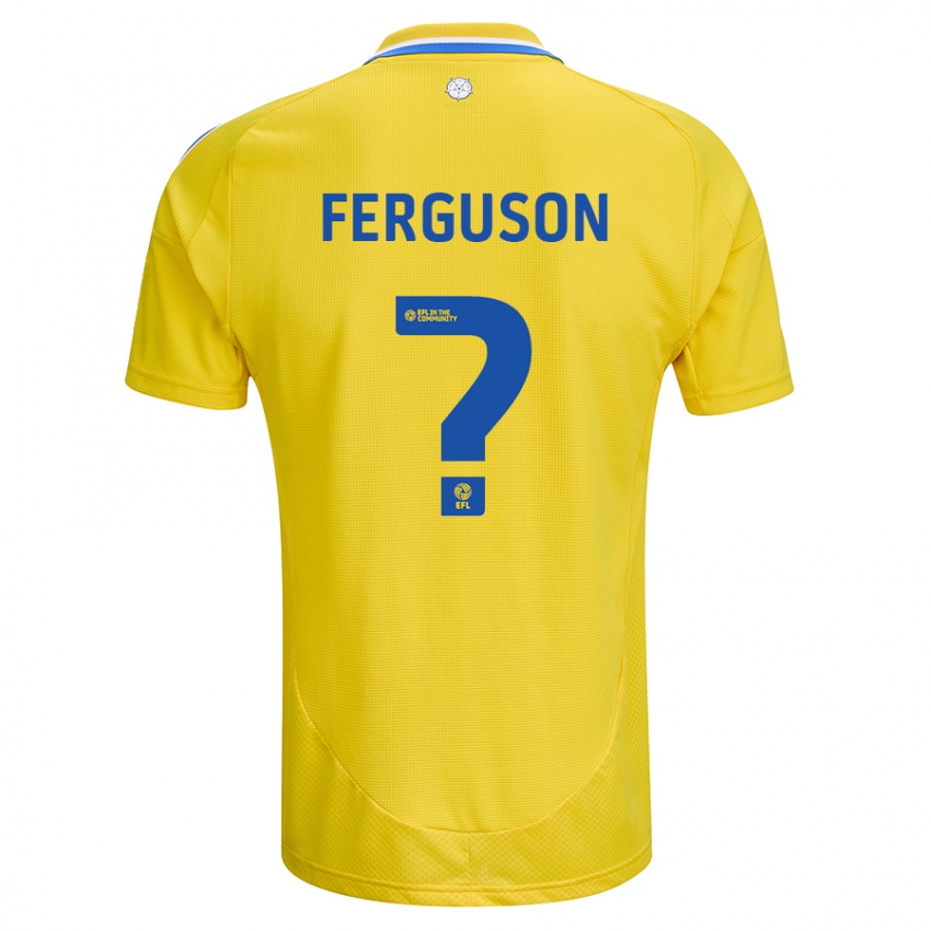 Kinder Connor Ferguson #0 Gelb Blau Auswärtstrikot Trikot 2024/25 T-Shirt