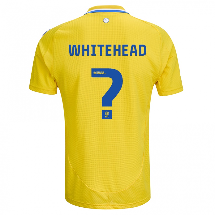 Kinder Louie Whitehead #0 Gelb Blau Auswärtstrikot Trikot 2024/25 T-Shirt