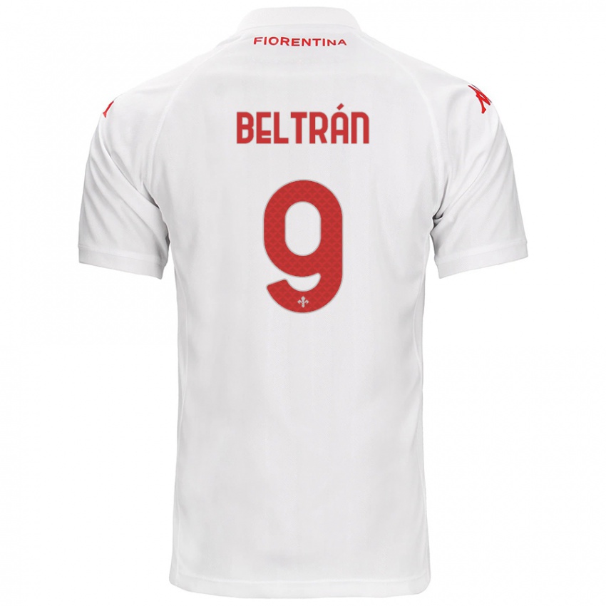 Kinder Lucas Beltrán #9 Weiß Auswärtstrikot Trikot 2024/25 T-Shirt