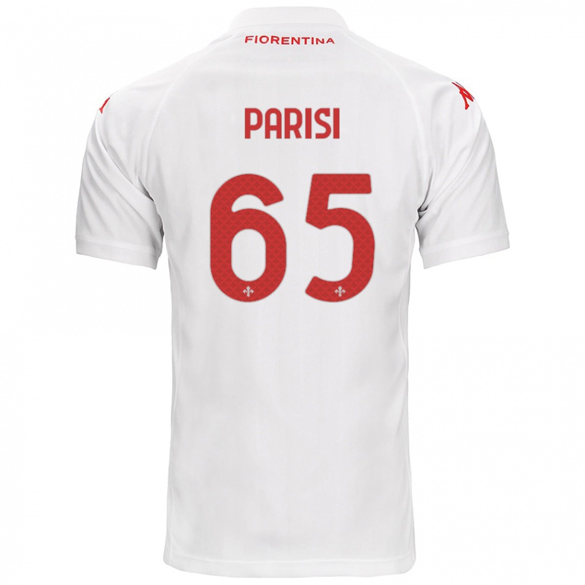 Kinder Fabiano Parisi #65 Weiß Auswärtstrikot Trikot 2024/25 T-Shirt