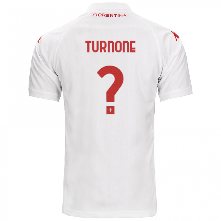 Kinder Niccolò Turnone #0 Weiß Auswärtstrikot Trikot 2024/25 T-Shirt