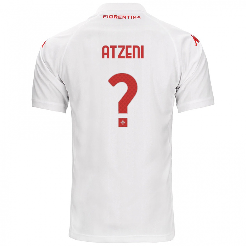 Kinder Davide Atzeni #0 Weiß Auswärtstrikot Trikot 2024/25 T-Shirt