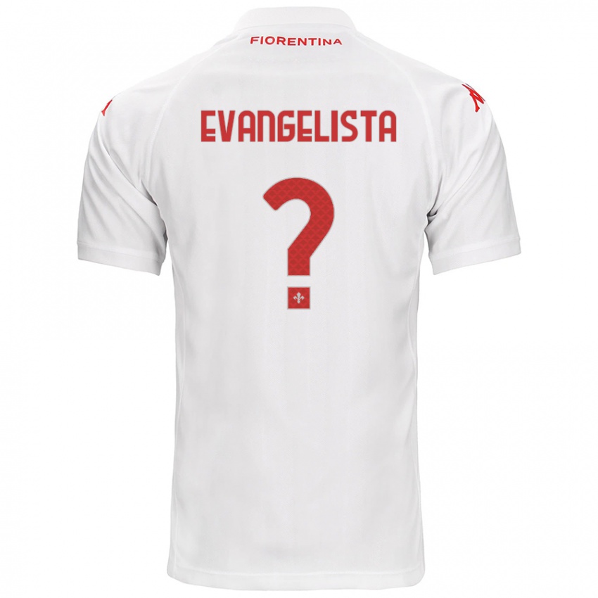 Kinder Carlo Evangelista #0 Weiß Auswärtstrikot Trikot 2024/25 T-Shirt