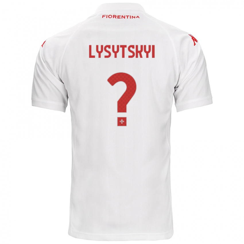 Kinder Andriy Lysytskyi #0 Weiß Auswärtstrikot Trikot 2024/25 T-Shirt