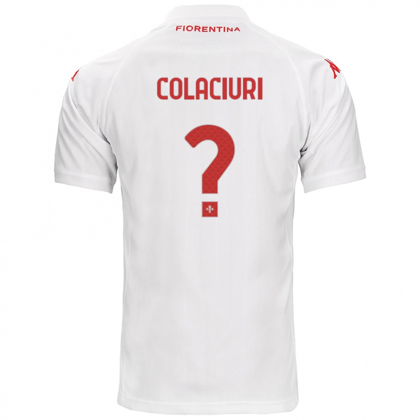 Kinder Gabriele Colaciuri #0 Weiß Auswärtstrikot Trikot 2024/25 T-Shirt